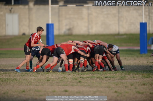 2014-11-02 CUS PoliMi Rugby-ASRugby Milano 1985